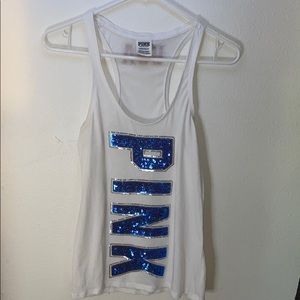 Victoria Secret PINK USA Sequin Tank Top
